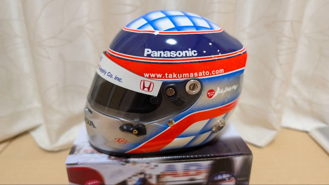 百*平様 佐藤琢磨 1/2ヘルメット 2013 ロングビーチ