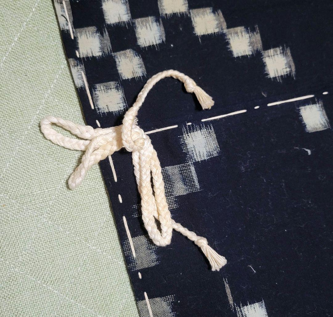 藍染め　古布　木綿　芸術　高級手芸品　155 × 98cm　壁掛け