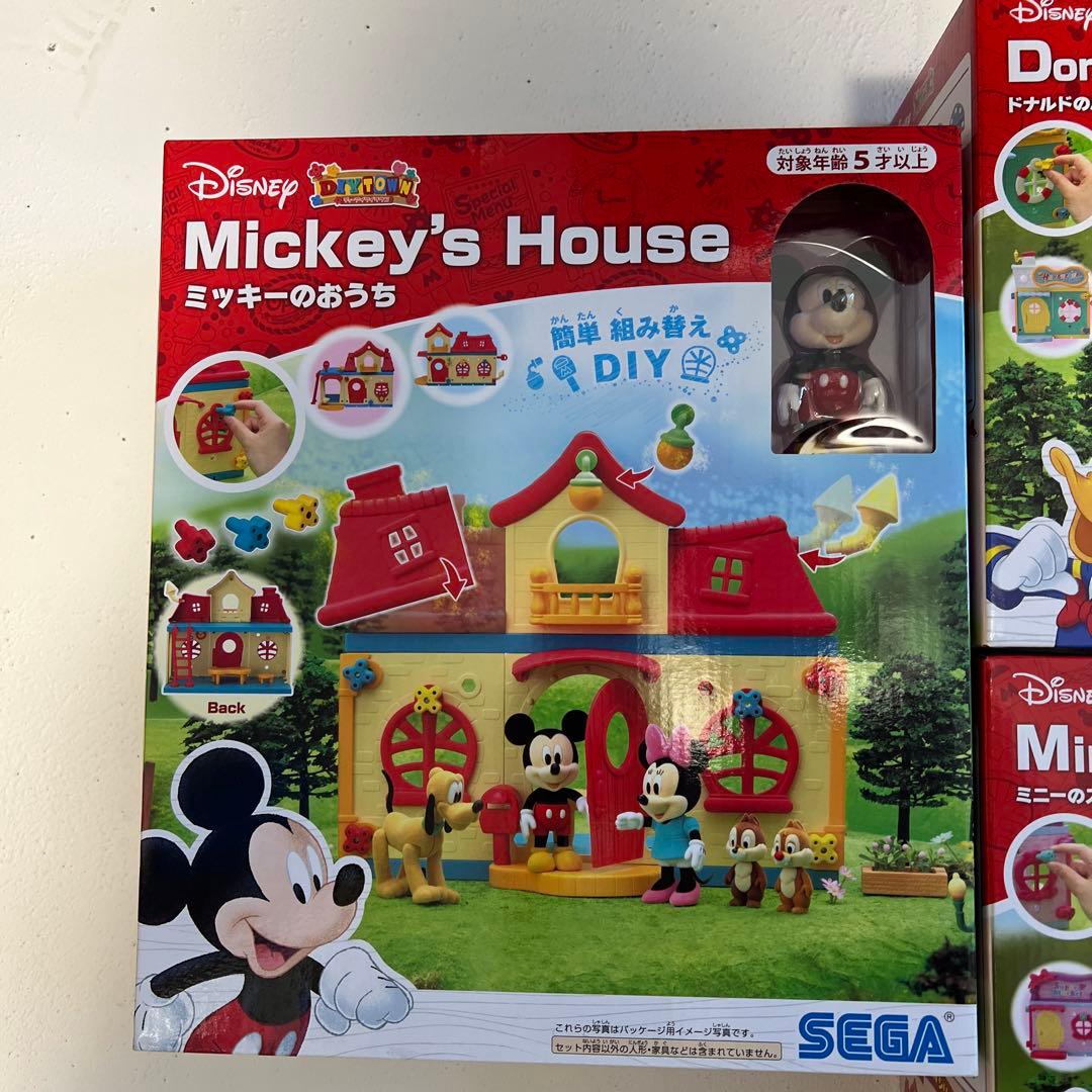 ミッキーのおうち ミニーのスーパーマーケット ドナルドのハンバーガーショップ