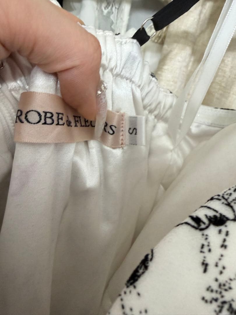 ローブドフルール ドレス フラワープリント ドレス Sサイズ