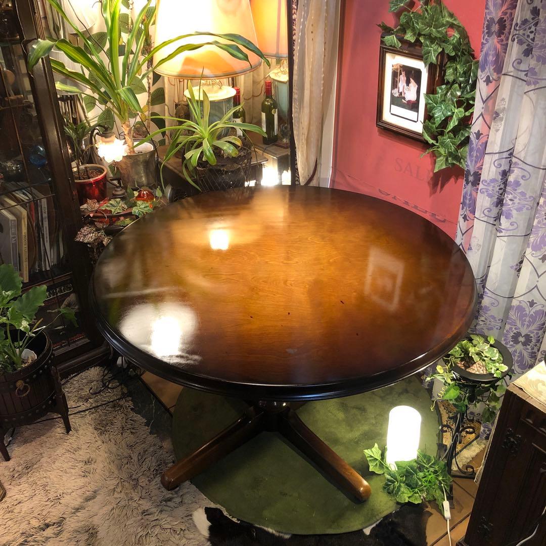 80’s キツツキマーク ヴィンテージ 穂高ラウンドテーブル