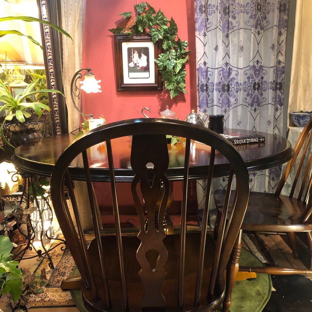 80’s キツツキマーク ヴィンテージ 穂高ラウンドテーブル