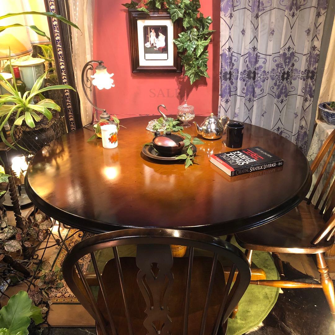 80’s キツツキマーク ヴィンテージ 穂高ラウンドテーブル