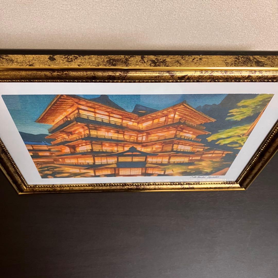 ジブリアート⑨ 千と千尋の神隠しより「金具屋」額装品32.7㎝×24.0㎝