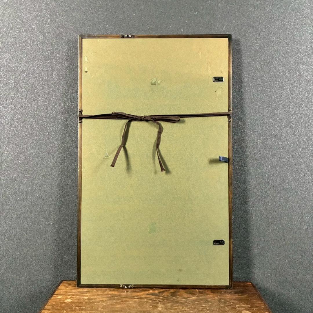 美品 福本正「Boy's life」木版画 直筆サイン・印章入り アダチ版画