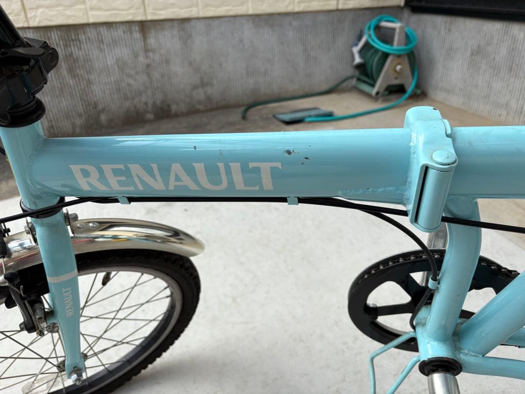 ルノー　renault 18インチ　6段変速折りたたみ自転車　中古美品おまけ付き