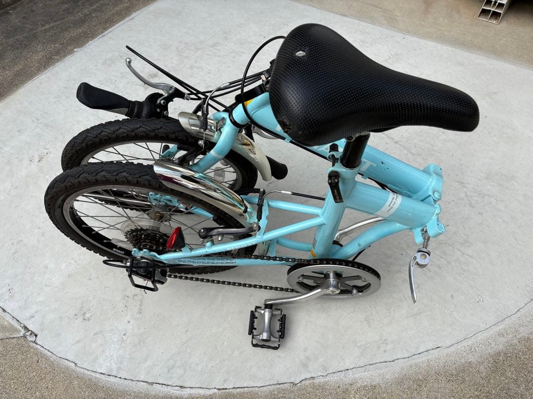 ルノー　renault 18インチ　6段変速折りたたみ自転車　中古美品おまけ付き