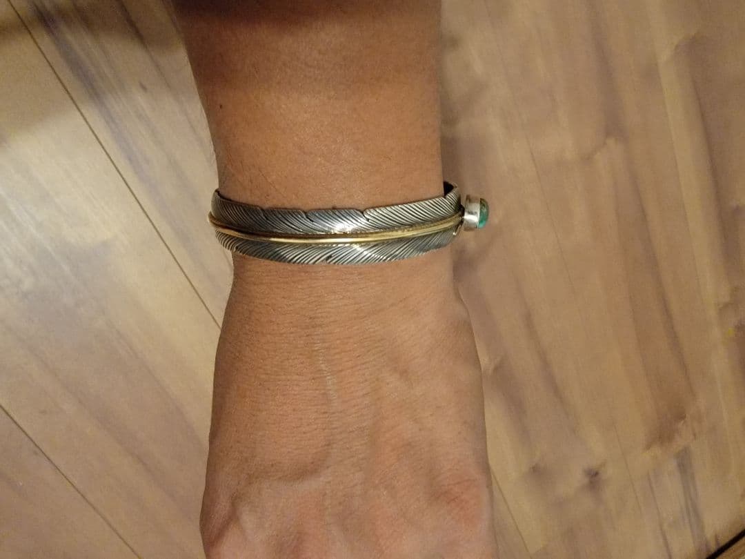 ハーヴィーメイス ナバホ インディアンジュエリー バングル　美品