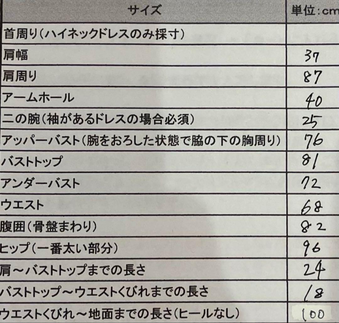 ドレスプロダクション　フラワーレース パフスリーブドレス（W272）
