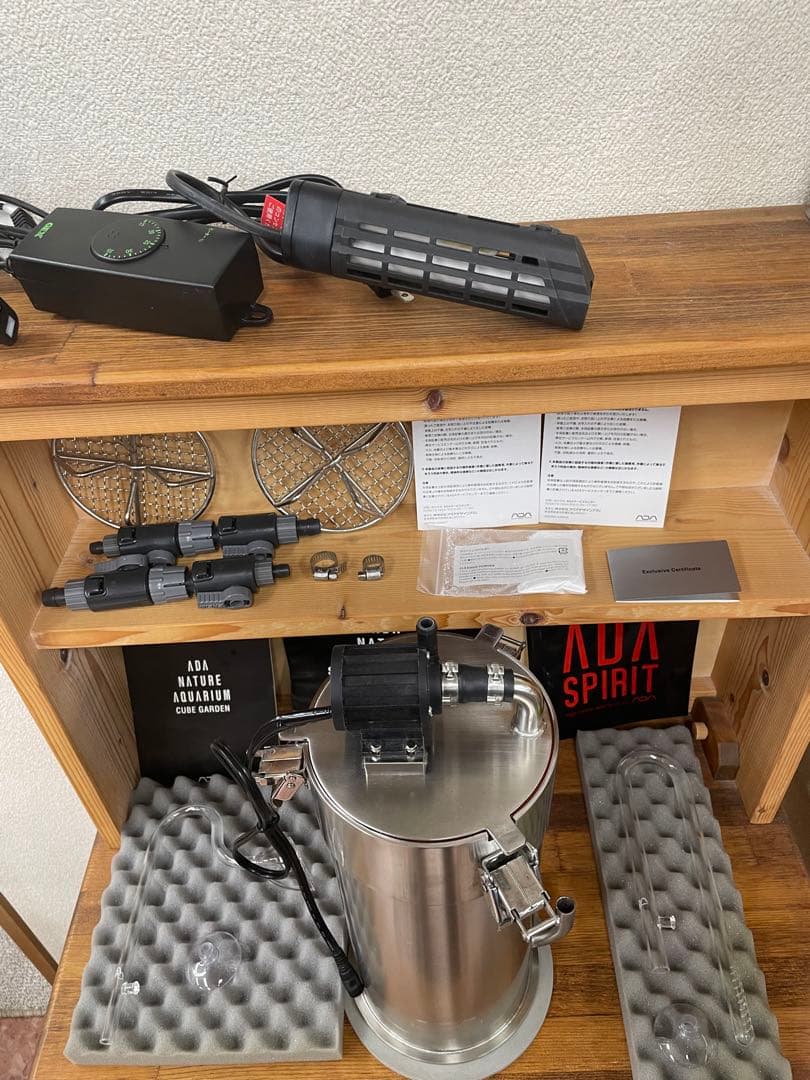 ADA スーパージェットフィルター 吸水排水パイプ付 ES-300 リリィタイプ