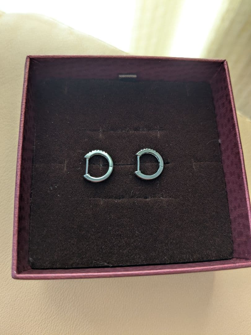 ツツミ TSUTSUMI　プラチナダイヤモンドフープピアス　pt900