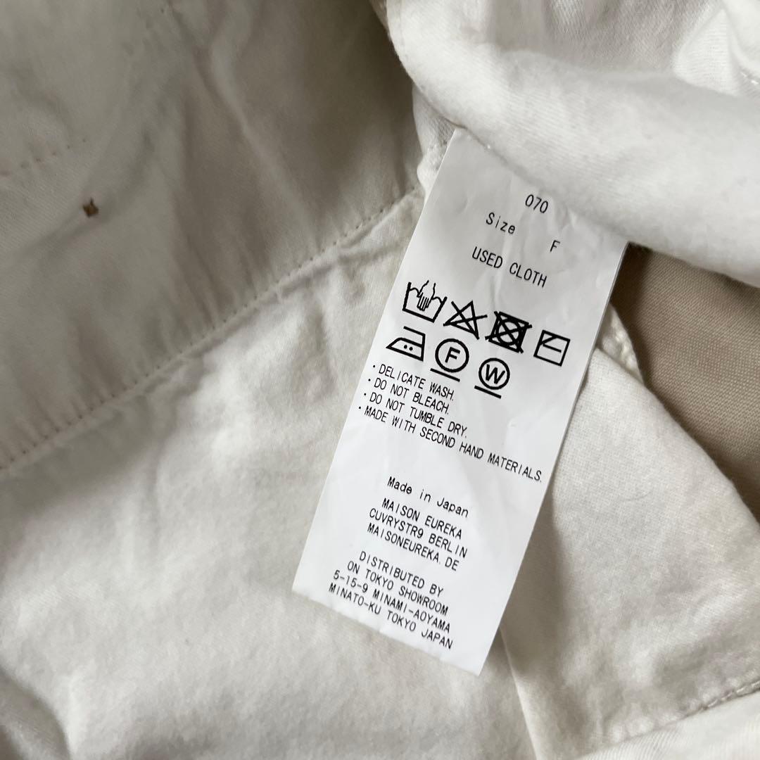 MAISON EUREKA ベージュ ワイドパンツ