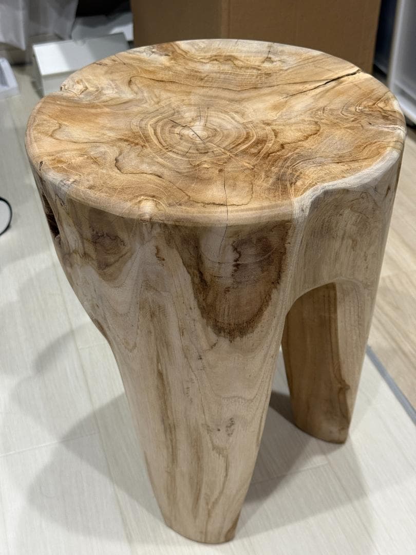 （アントリー ANTRY） Rustic Wood ログスツール（新品未使用）