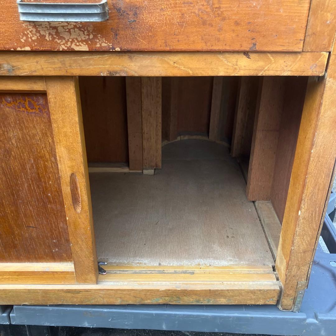 昭和レトロ 昔のたばこ屋さんのカウンターショーケース 飾り棚 アンティーク古家具