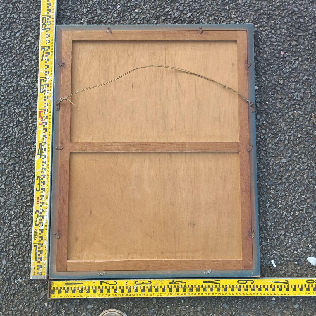 3518）ナタリーシャブリエ　リトグラフ　外国風景　額装