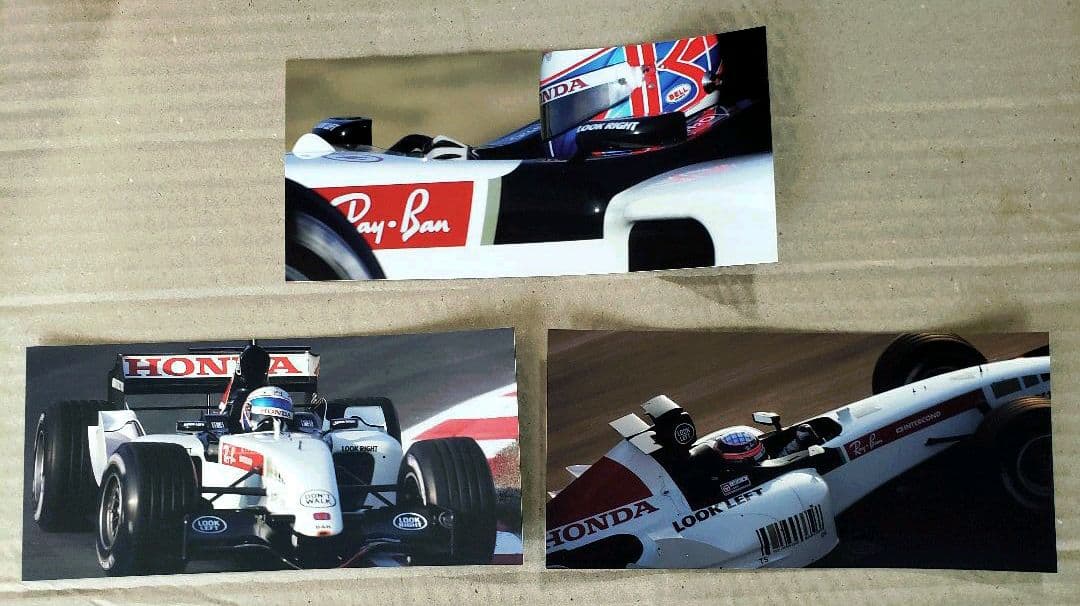 ミニチャンプス　Ｂ．Ａ．Ｒ　ＨＯＮＤＡ　３台　佐藤琢磨　カード　３枚