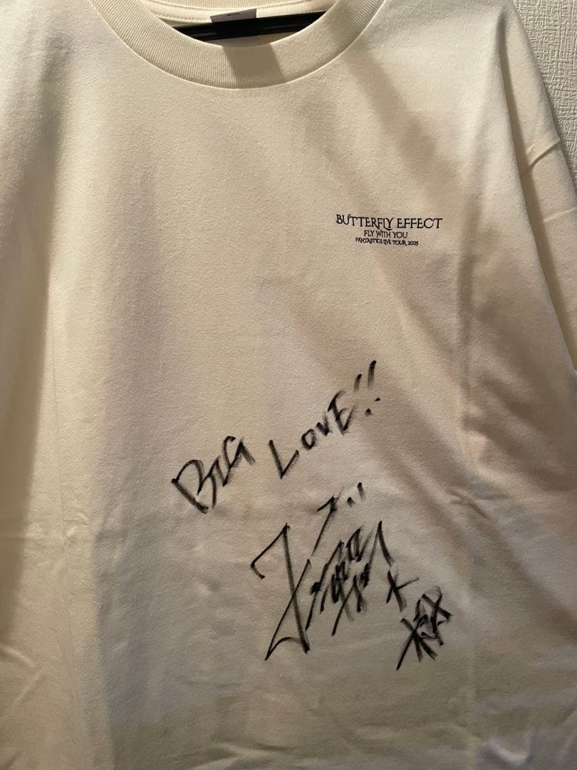 値下げ‼️FANTASTICS 佐藤 大樹 直筆サイン入り ツアー Tシャツ ！