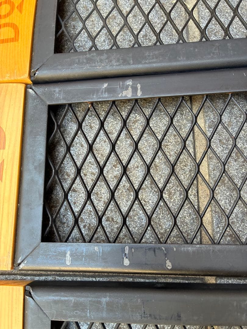 DODテキーラアイアンテーブル脚3つ+手作り棚板+カバーset