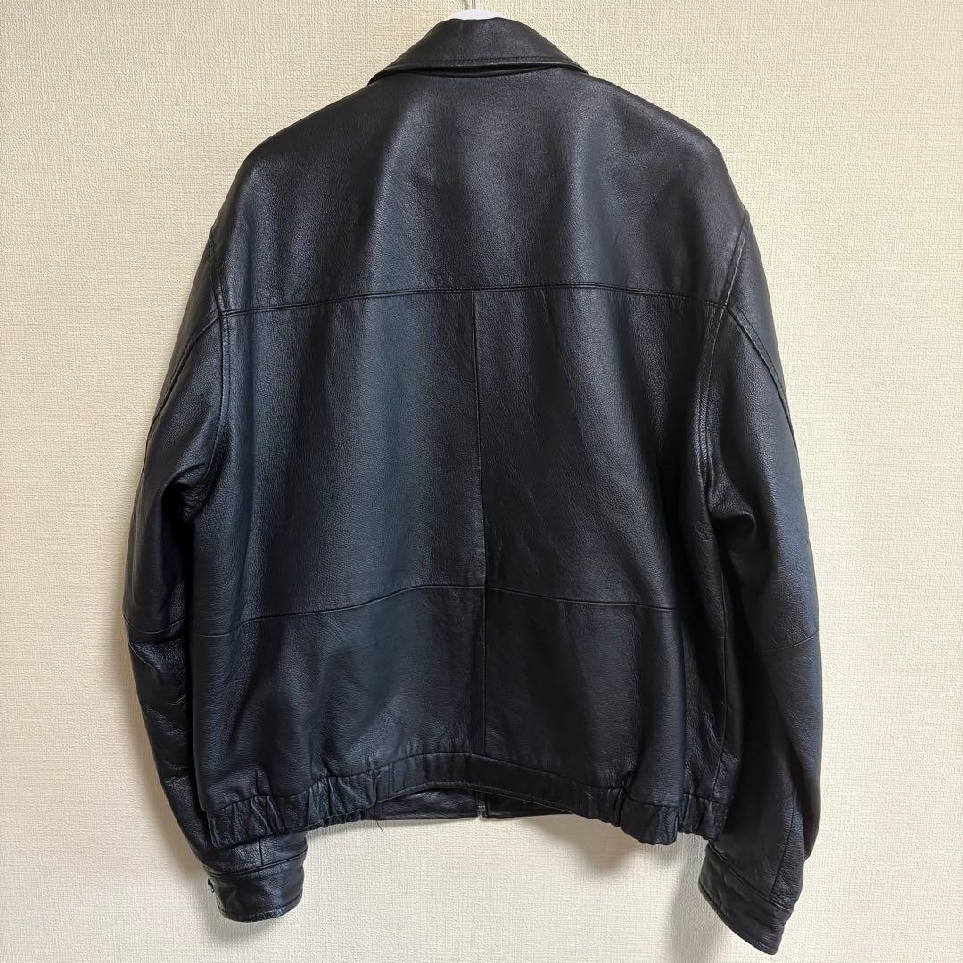 Croft Barrow レザージャケット シングル 革ジャン 本革 ライダース