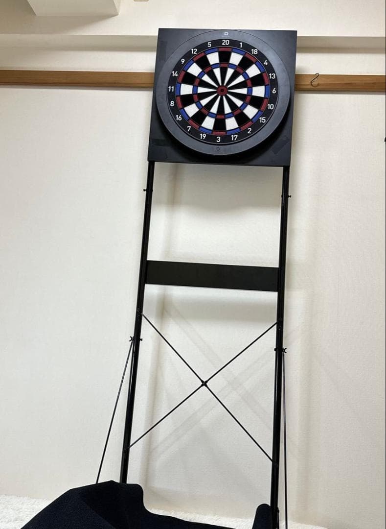 ダーツライブホーム & スタンド & 防炎ラベル付スローマット 3点セット