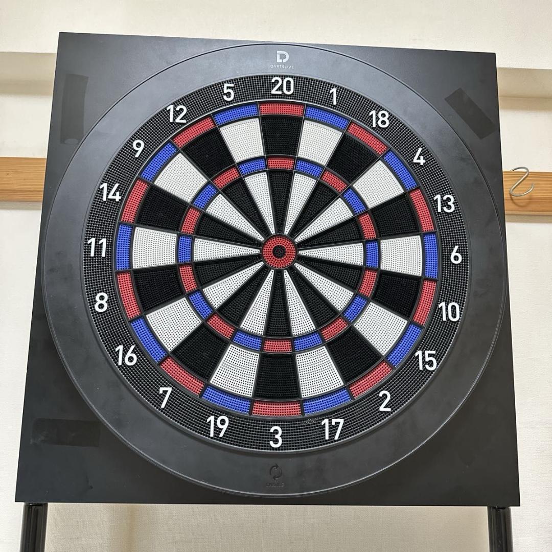 ダーツライブホーム & スタンド & 防炎ラベル付スローマット 3点セット