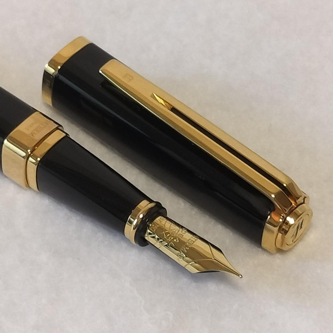 ウォーターマン 万年筆 エクセプション・スリム ブラック F 18K