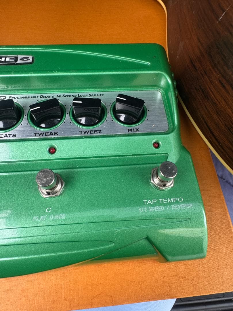 LINE 6 DL4 Delay Modeler グリーン アダプター無し