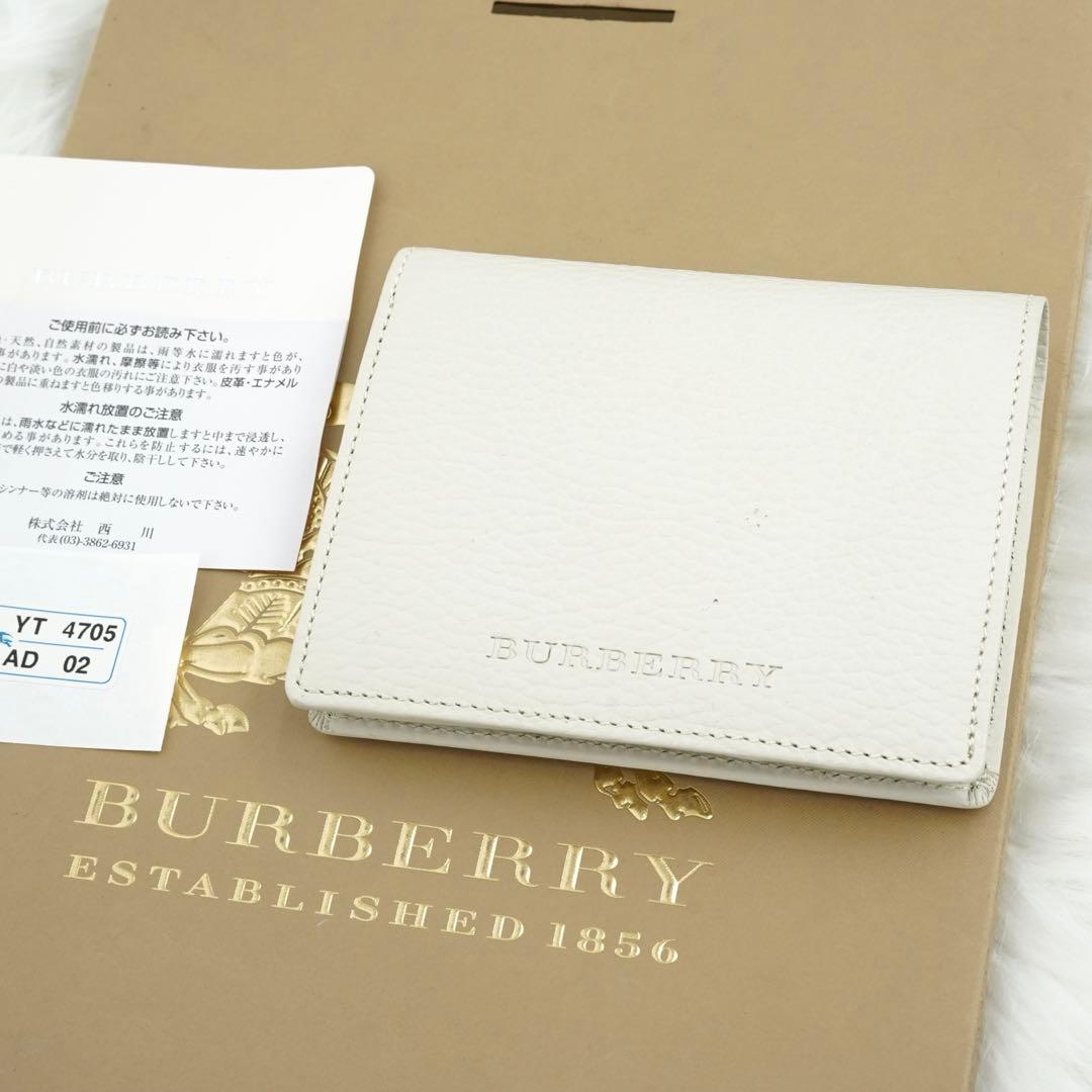 未使用展示品　BURBERRY LONDON 折り財布　ノバチェック　タグ付き