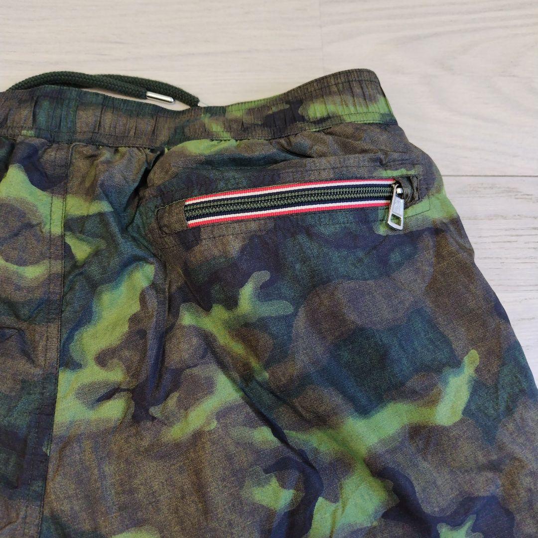 ⑮ モンクレール スイム パンツ 迷彩柄 Lサイズ