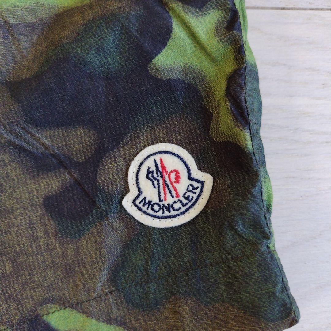 ⑮ モンクレール スイム パンツ 迷彩柄 Lサイズ