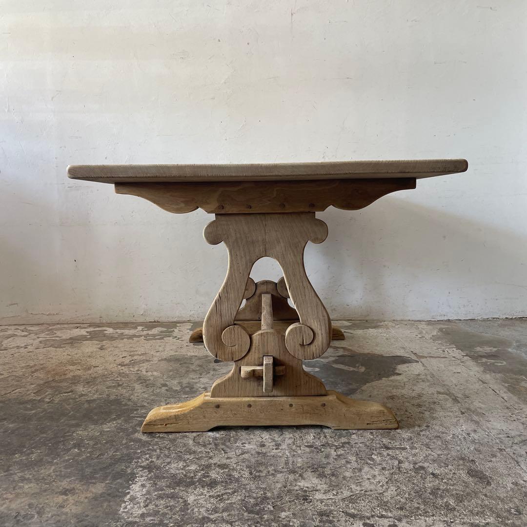 ビンテージ　ダイニングテーブル　 剥離