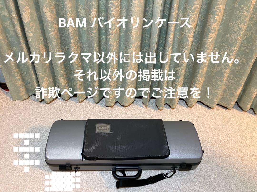 BAM バイオリン　ケース　楽譜ケース付