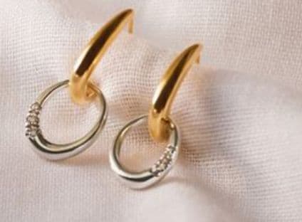 4°C Noble of Water シルバー ピアス