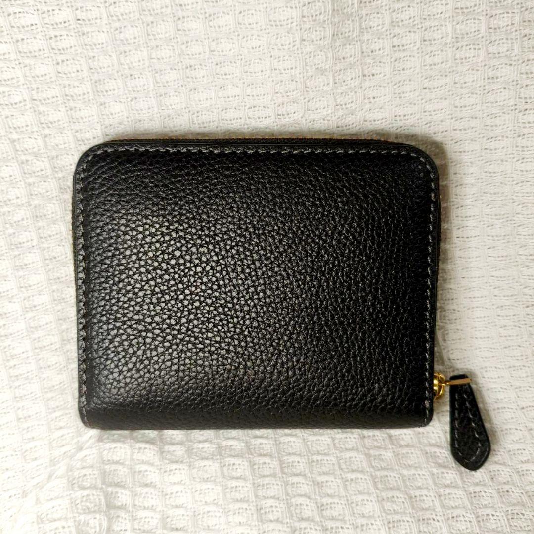 【美品】COACH レキシー 二つ折り財布 ブラック 日本限定　cz120　レザ