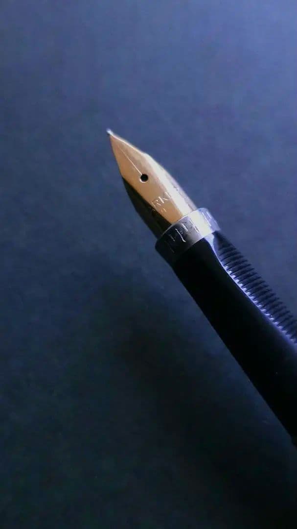 パーカー　75 シズレ　万年筆 M 中字　スターリングシルバー　超音波洗浄済