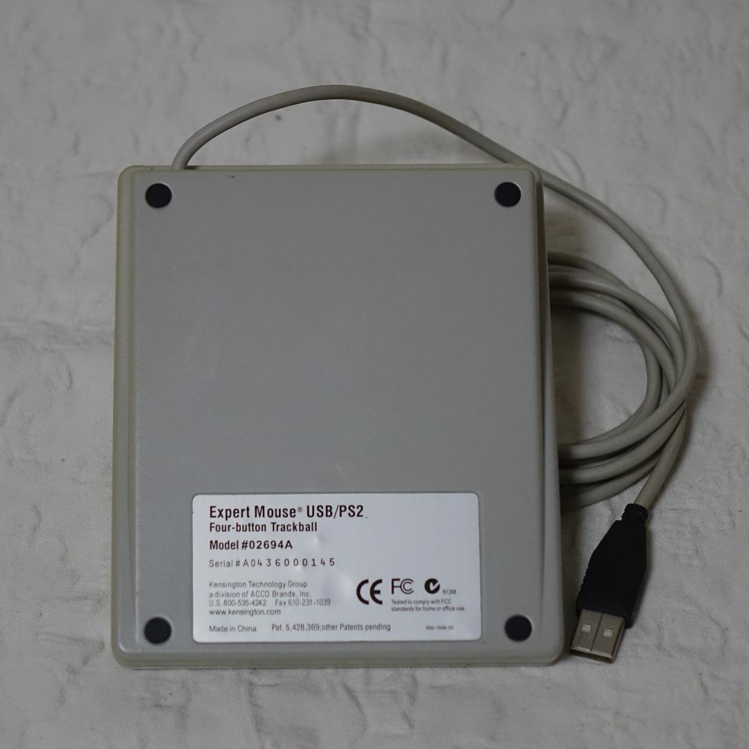 Kensington Expert Mouse USB 白 white