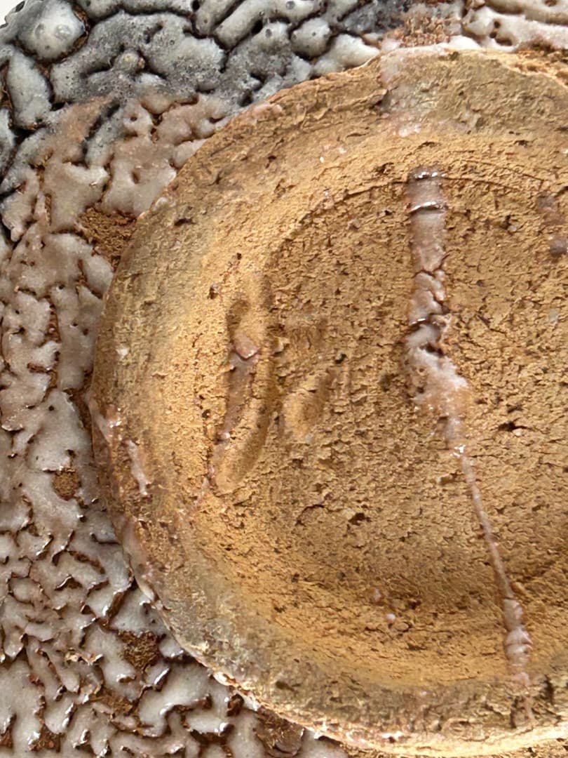 絵唐津茶盌　(中里重利)