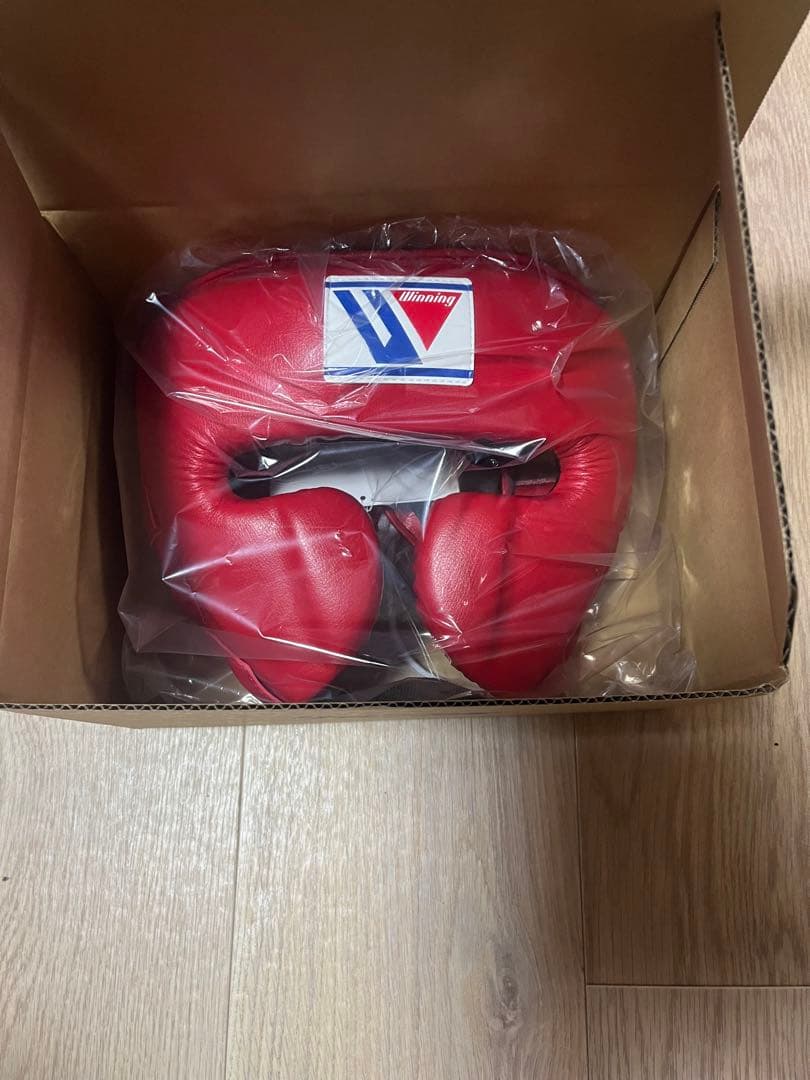 ※winning本日値下済‼️※ ボクシング ヘッドギアFG-2900赤新品未使用