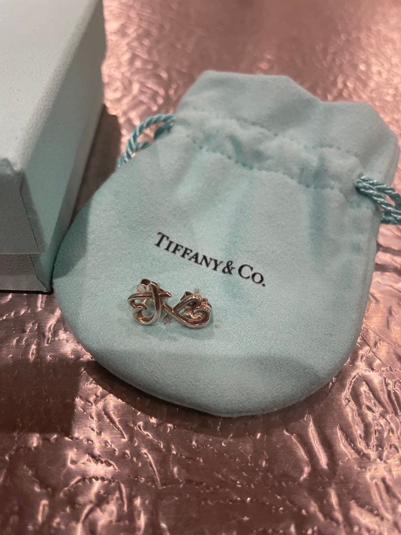 Tiffany & Co. シルバーピアス ハートフィッシュ
