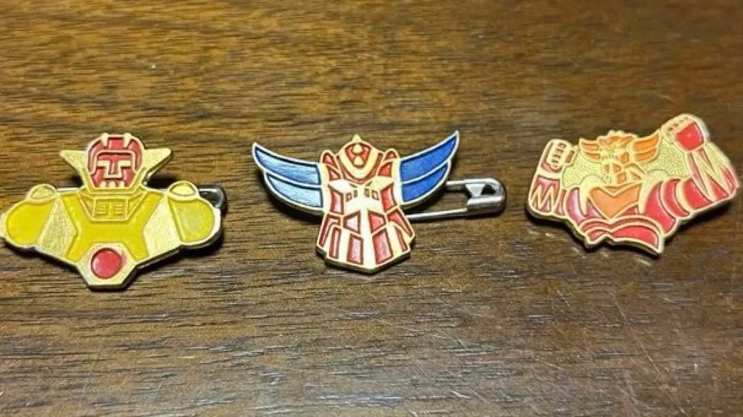 UFOロボ グレンダイザー UFO戦士ダイアポロン　バッジ コビト 昭和レトロ