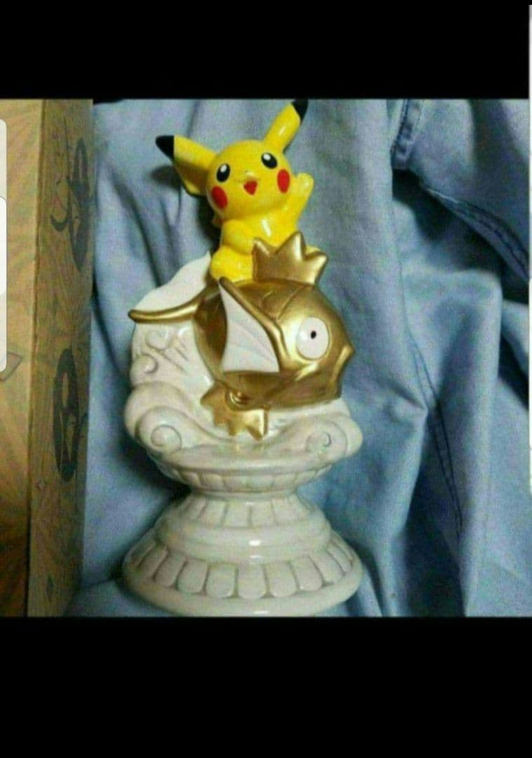 ピカチュウ　金のコイキング　貯金箱　ポケモンセンター　名古屋　NAGOYA