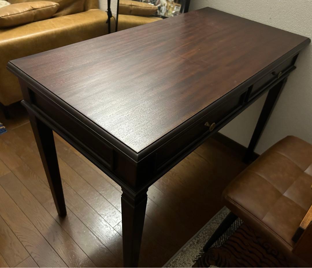 ARNO W100 デスク　机　ドレッサー マホガニー パソコンデスク　テーブル