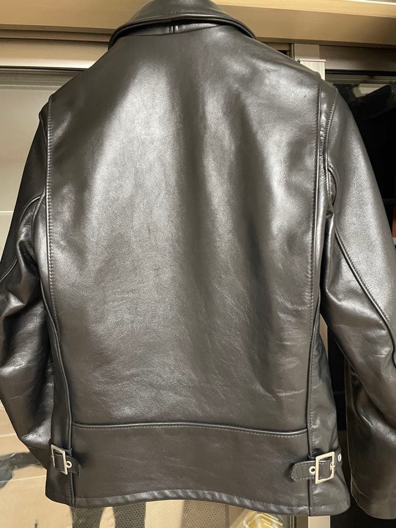 Schott シングルライダースジャケット ブラック 103US サイズ36