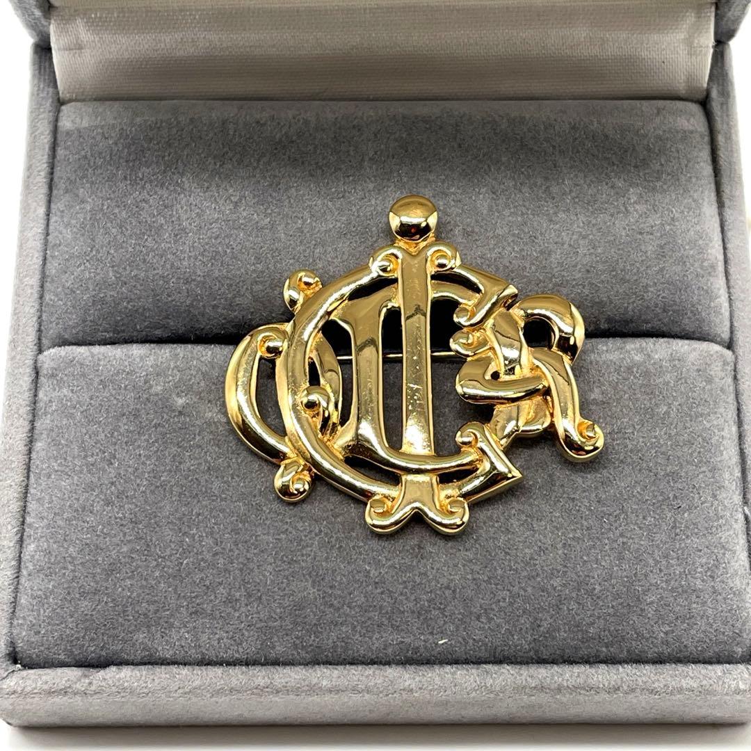 Christian Dior ディオール ブローチヴィンテージ ゴールド