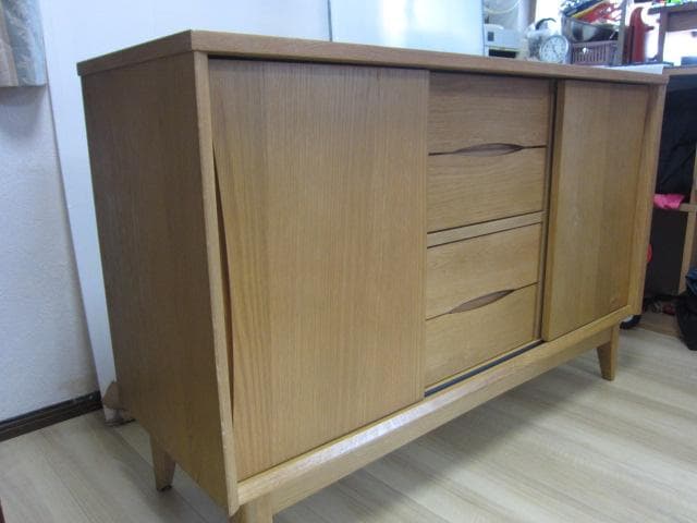 ミサワ/UNICO SIGNE/シグネ キャビネット　1190NA　ナチュラル