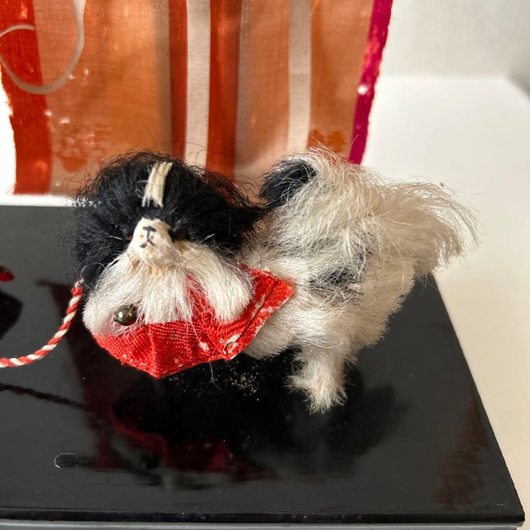 雛人形　狆引き官女　犬引き官女　狆を連れた官女　明治　大正　市松人形