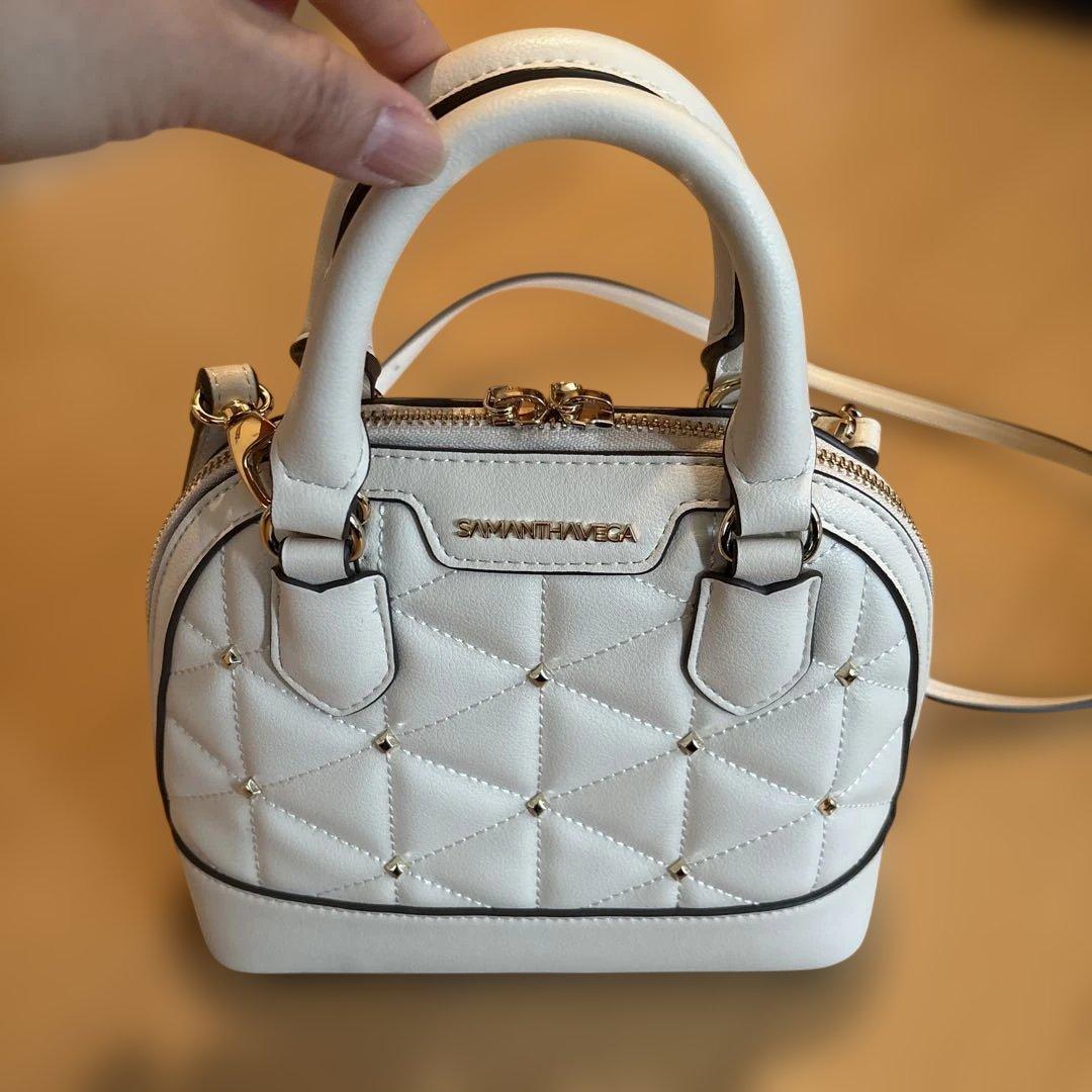 SAMANTHAVEGA キルティングスタッズハンドバッグ