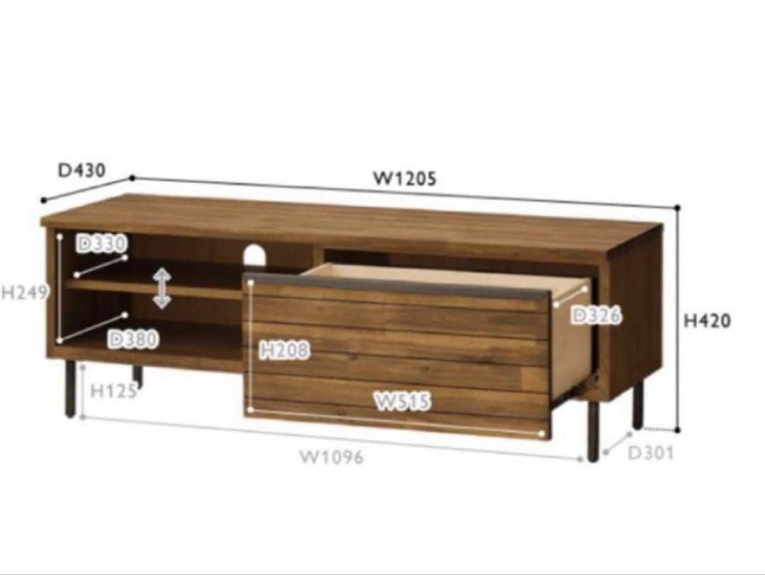 unico スウェラ　テレビボード