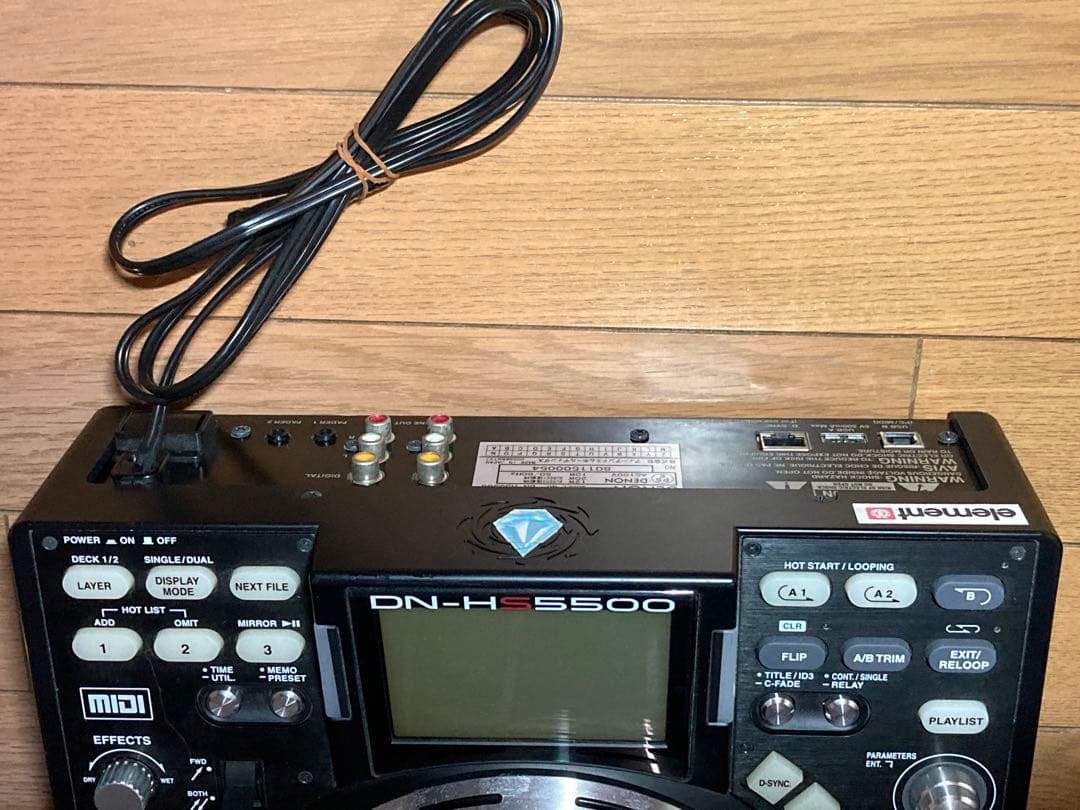 レア DENON ターンテーブルメディアプレーヤー DN-HS5500 DJ機材