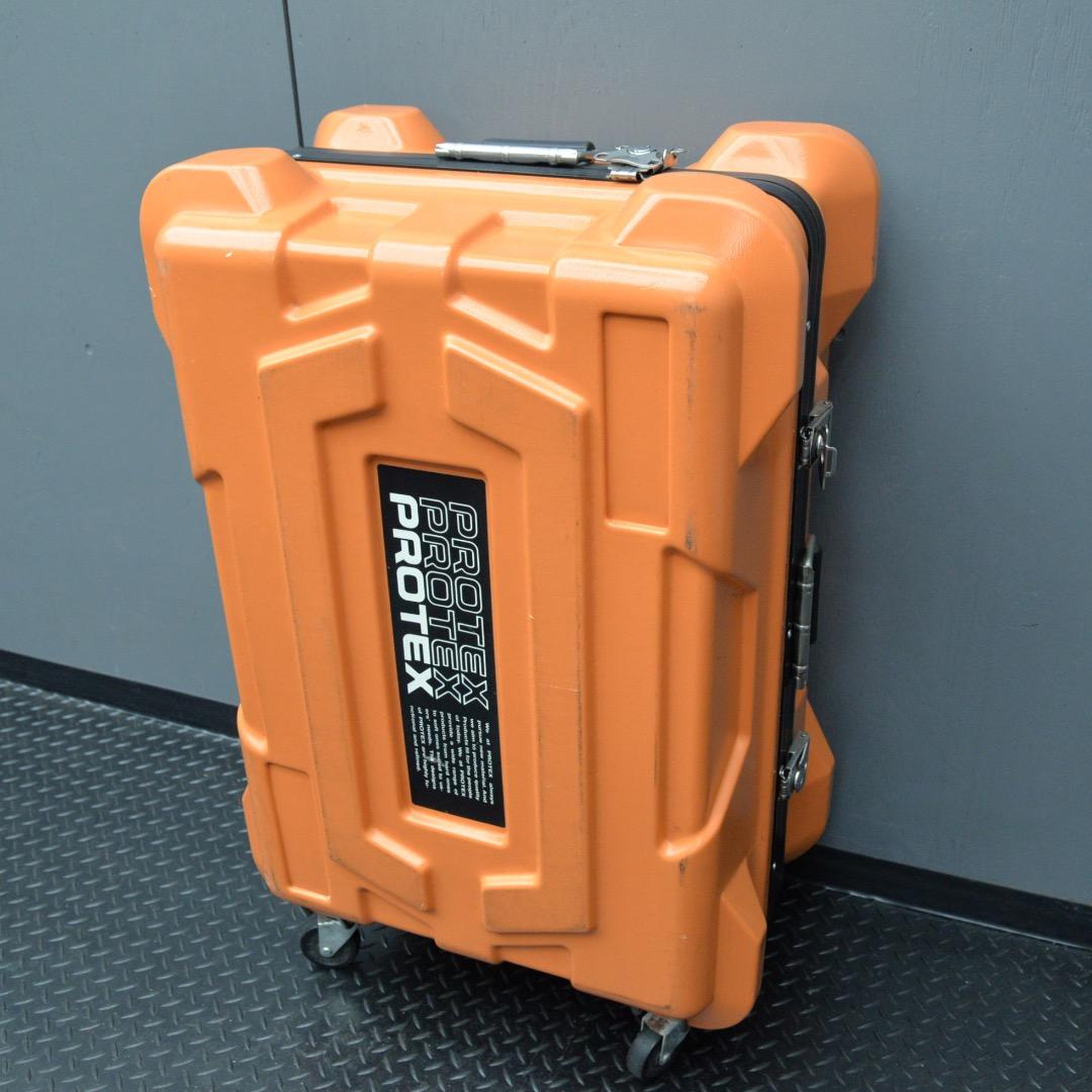 PROTEX CR-7000 オレンジ 中古 大容量 スーツケース 106L